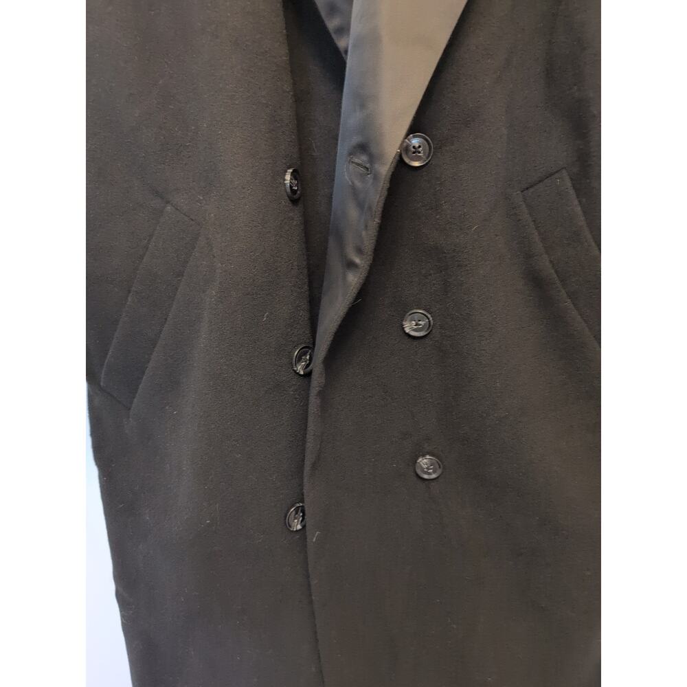 Future collective nwt XXL double breasted long black coat - Picture 3 of 12